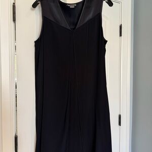 Vince Black Sleeveless Mini Dress
